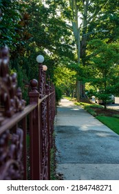 A Side Walk On Floyd Street In Covington Georgia