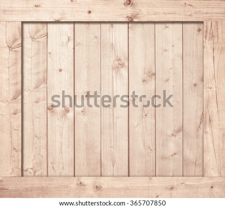 Side of wooden box, wall or frame