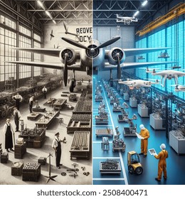 Side-by-side Split Screen Image On Left AI-generated image 2508399871
