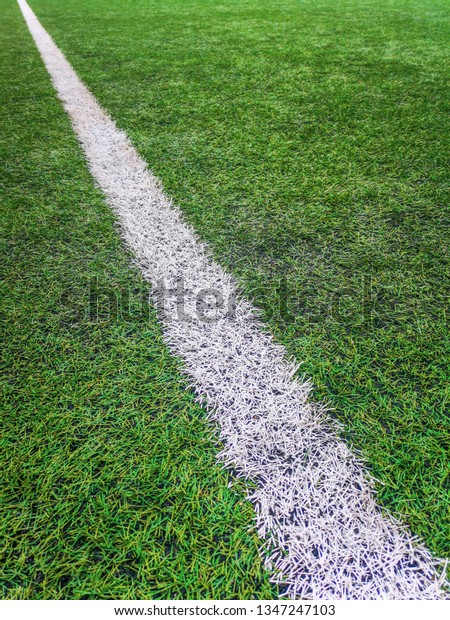 Sideline football field, Sideline chalk mark\
artificial grass soccer\
field