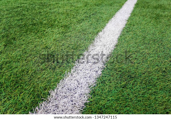 Sideline football field, Sideline chalk mark\
artificial grass soccer\
field
