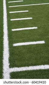 Sideline Yard Markers On American Football Stock Photo 60419410 ...