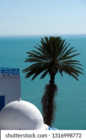 Sidi Bou Said. Tunisia. 06/11/2017. View Of The Gulf Of Tunis.