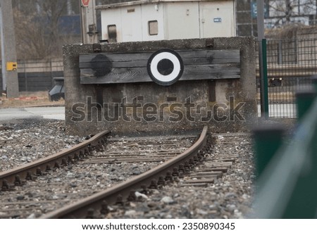 siding track in railroad traffic, rail network and transportation infrastructure