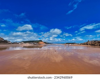 Sidmouth beach in Devon, UK - Powered by Shutterstock