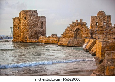 Sidon Sea Castle Was Built By The Crusaders In The Thirteenth Century As A Fortress Of The Holy Land