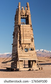 Siege Tower In Sahara Desert, Morocco