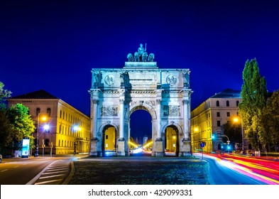 The Siegestor Victory Arch In Munich