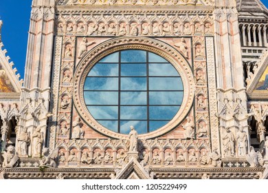 Siena Cathedral (Duomo Di Siena) Is A Medieval Church In Siena, Italy