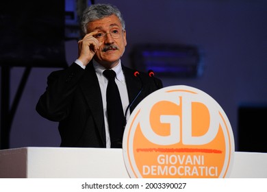 Siena, Italy - March 25 2012: Massimo D'Alema Speaks During The 1° Young Democrats Congress (Giovani Democratici Is The Youth Wing Of The Democratic Party (PD) Of Italy).