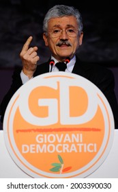 Siena, Italy - March 25 2012: Massimo D'Alema Speaks During The 1° Young Democrats Congress (Giovani Democratici Is The Youth Wing Of The Democratic Party (PD) Of Italy).