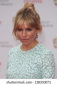 Sienna Miller Arriving For The TV BAFTA Awards 2013, Royal Festival Hall, London. 12/05/2013