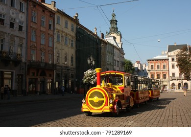 Sightseeing Tram In Lviv