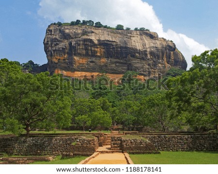 Sigiriya Rock, Central Province, Sri Lanka 