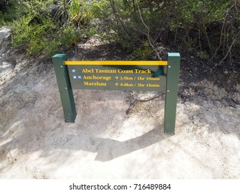 Sign In Abel Tasman Park, New Zealand