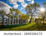 Sign of Belleville, Ontario, Canada at East Zwick