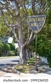 Sign Of Beverly Hills At Sunset Blvd 