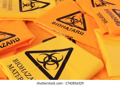 Sign "Biohazard" on the package