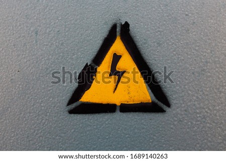 Similar – Caution electric fence