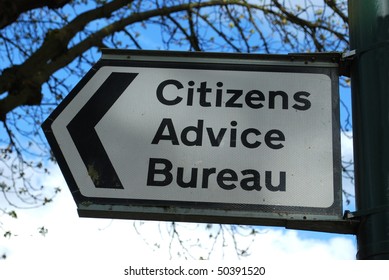 Sign For Citizens Advice Bureau