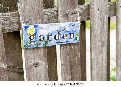 Sign For A Community Garden