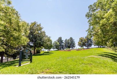 Sign For Confluence Park In Denver Colorado