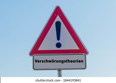 Sign Conspiracy Theories german "Verschwoerungstheorien"
