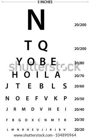 Sign Eye Test Use By Doctors Stock Photo (edit Now) 104890964 