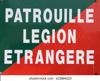 Sign Of The French Foreign Legion