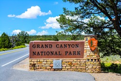 Sign To Grand Canyon National Park, Arizona, USA
