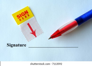 Sign Here