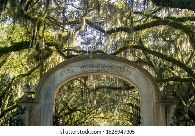 Sign Of Historical Site In Savannah