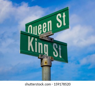 A Sign For King And Queen Street