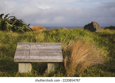 Sign Of Kupe The First Explorer Looking Out To Cooks Straight