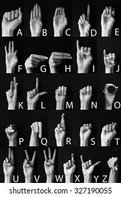 Sign Language American Alphabet Stock Photo 327190055 | Shutterstock