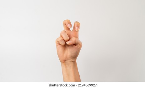 sign language of the deaf and dumb, phrase - quote. High quality photo - Shutterstock ID 2194369927