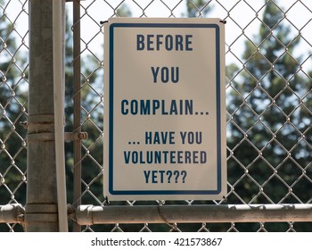 A Sign At A Little League Baseball Park Reading 