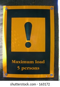 Sign Maximum Load Stock Photo 163172 | Shutterstock
