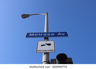 A Sign Of Melrose Ave 