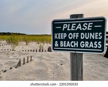 Sign At Nauset Beach Cape Cod