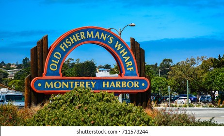 Sign, Old Fisherman's Wharf - Monterey, CA