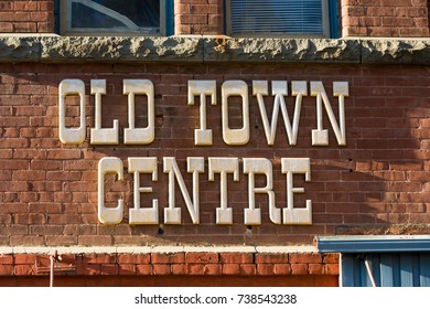 Sign Old Town Center Of Placerville, CA