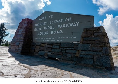 Sign On Blue Ridge Parkway, North Carolina