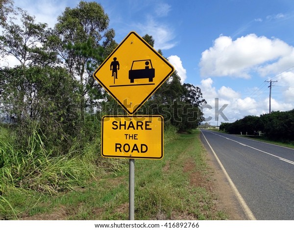 Sign on Country Road in\
Australia