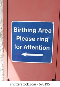 Sign On Maternity Ward