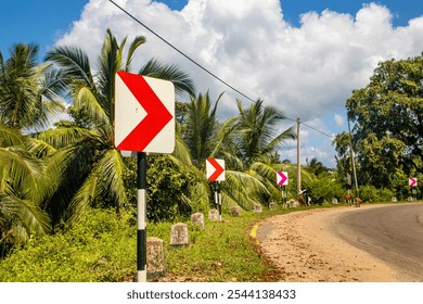 sign on the road stock image - Powered by Shutterstock