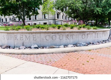 Sign Outside Of The Supreme Court Of Illinois