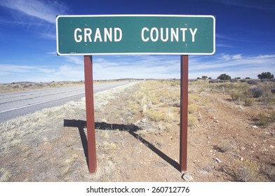 A Sign That Reads ?Grand County,Colorado