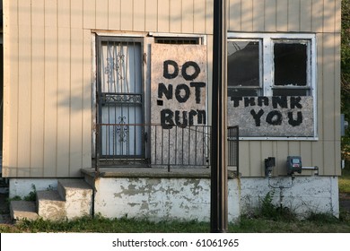 Sign of urban decay - Powered by Shutterstock