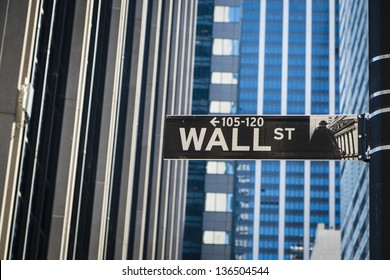 Sign for Wall Street in New York City